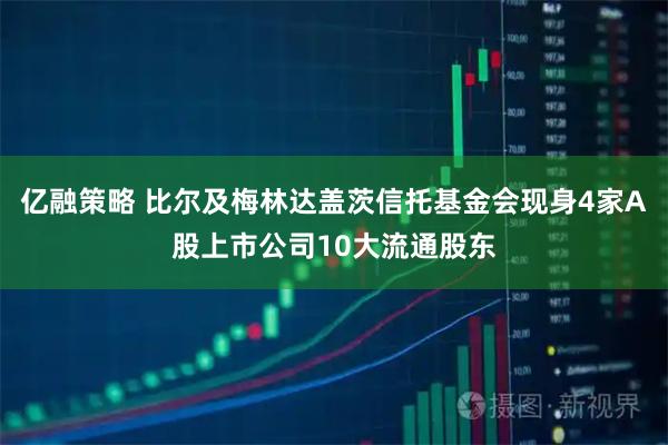 亿融策略 比尔及梅林达盖茨信托基金会现身4家A股上市公司10大流通股东