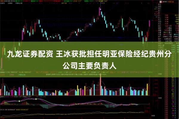 九龙证券配资 王冰获批担任明亚保险经纪贵州分公司主要负责人
