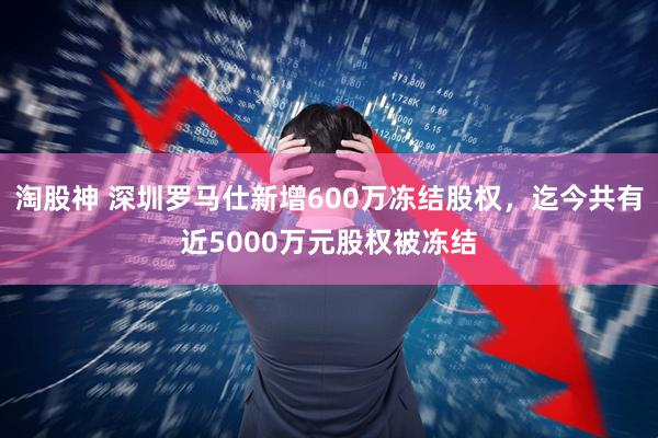 淘股神 深圳罗马仕新增600万冻结股权，迄今共有近5000万元股权被冻结